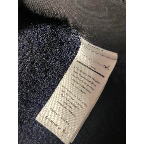 Smartwool Vest Hudson Trail Fleece Wool Blend Zip Outdoors Black Men L - Picture 5 of 7